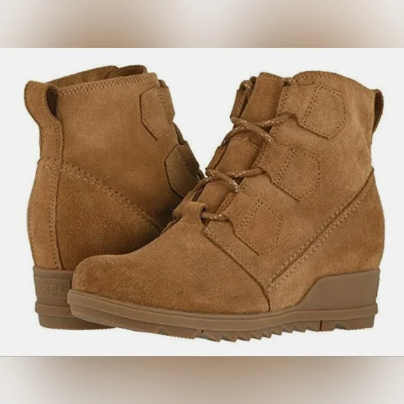 Sorel Women's Evie Lug Sole Lace Lace-Up Boots Size 9 NWT MSRP $150 - Picture 2 of 12